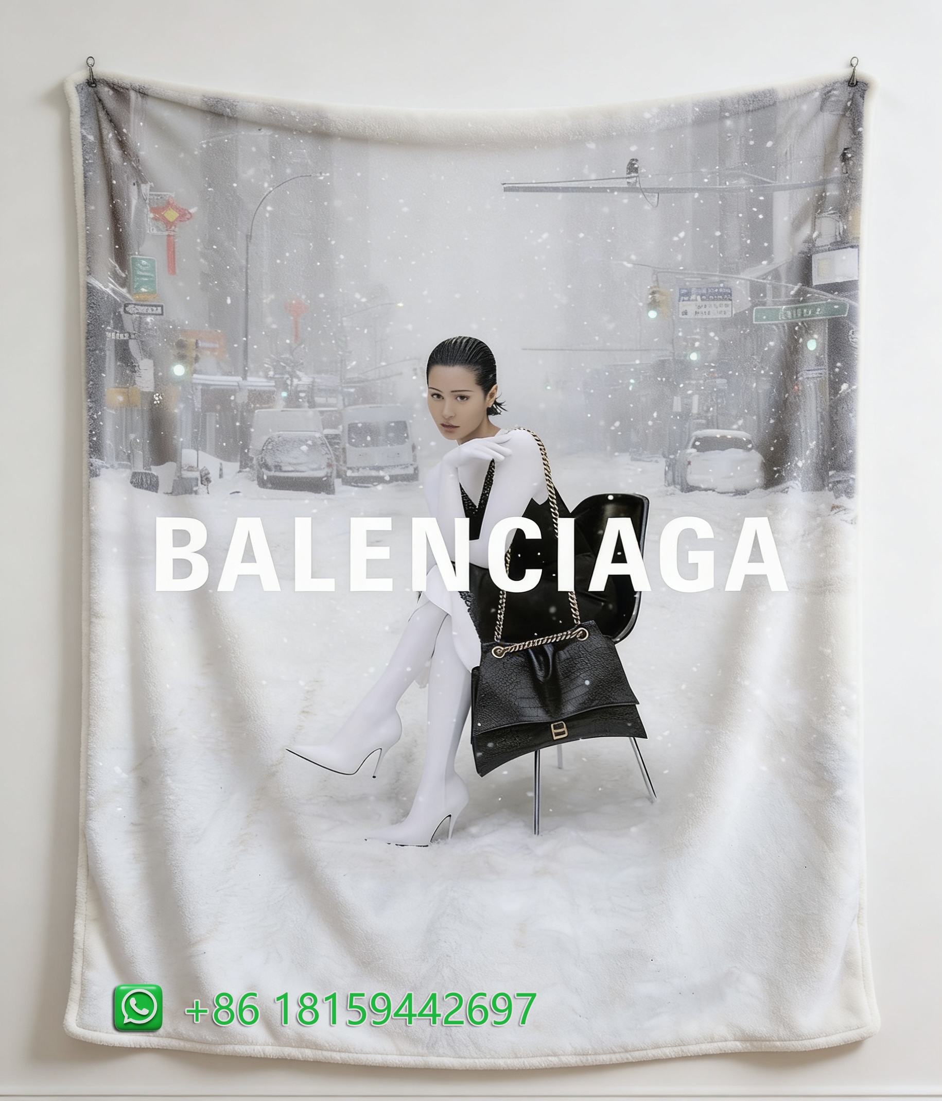 Balenciaga Throw Blankets